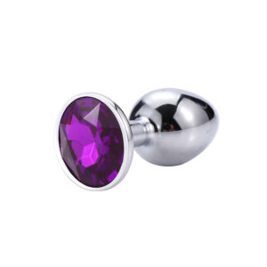 Purple Stainless Steel Metal Plug