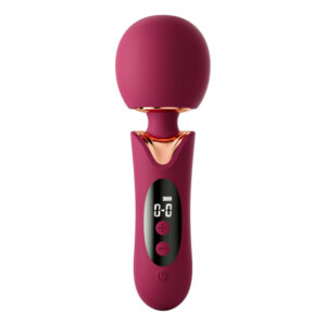 Elizabeth Big-Head AV Wand – 8-Speed, 8-Pattern Silicone Vibrator with Warming Function