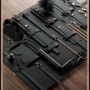 SM BDSM 12-Piece Set – Bondage Toys with Storage Bag